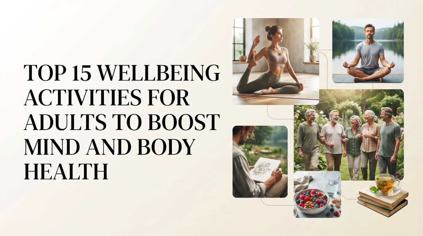 Top 15 Wellbeing Activities for Adults to Boost Mind and Body Health