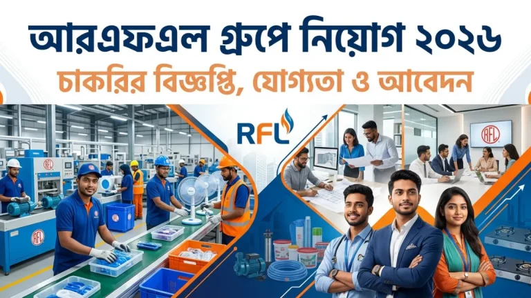 আরএফএল গ্রুপে নিয়োগ 2026 চাকরির বিজ্ঞপ্তি, যোগ্যতা ও আবেদন