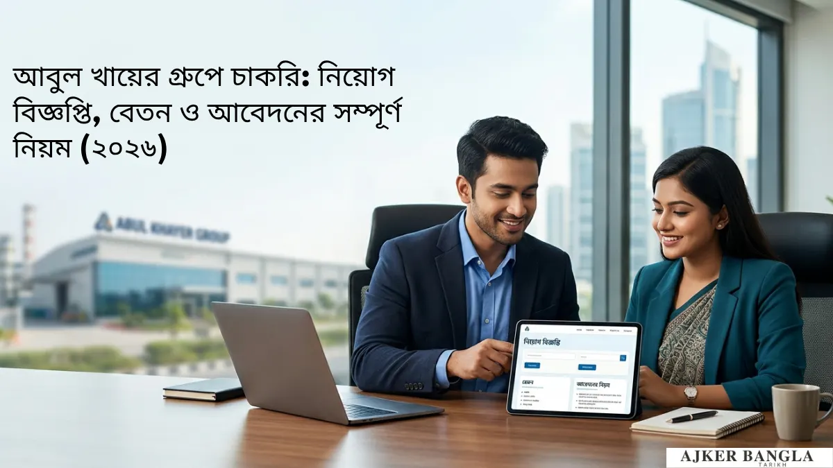 আবুল খায়ের গ্রুপে চাকরি: নিয়োগ বিজ্ঞপ্তি, বেতন ও আবেদনের সম্পূর্ণ নিয়ম (২০২৬)